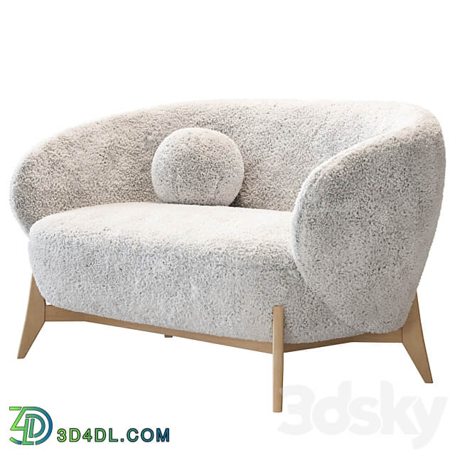 Sofa Tilar Cozy White 3D Models