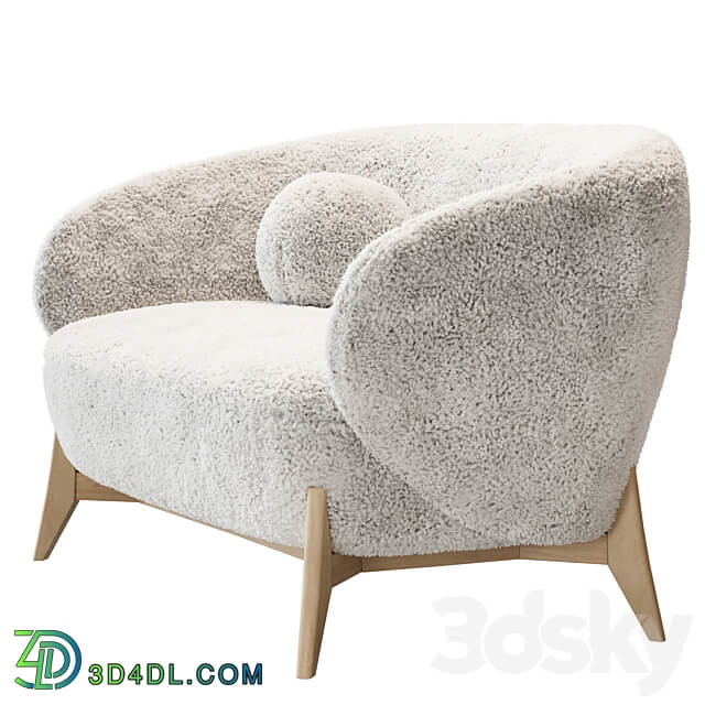 Sofa Tilar Cozy White 3D Models