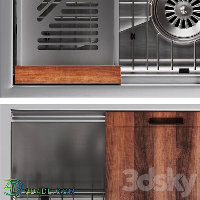 ZLINE kitchen sink set Garmisch 27 33 45 3D Models