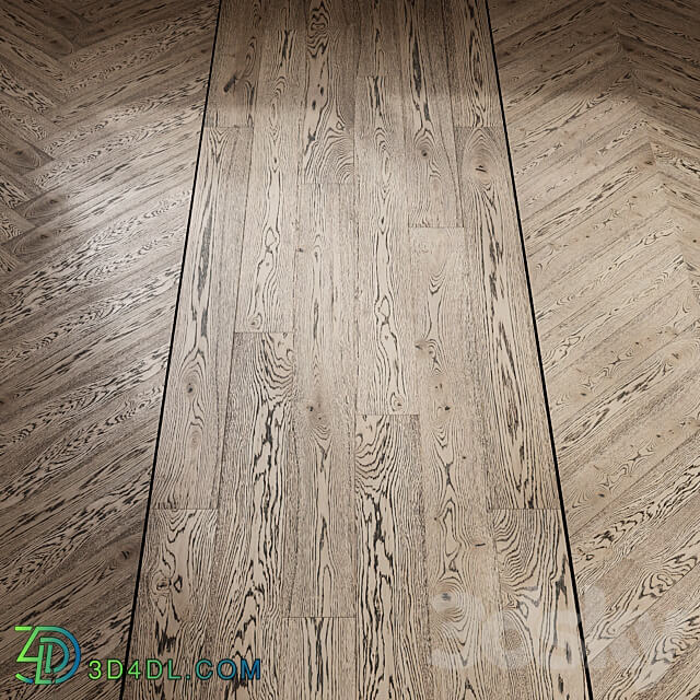 Parquet Oak French Tapestry Wood 3D Models