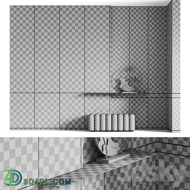 Composition in the hallway Dothink 3D Models