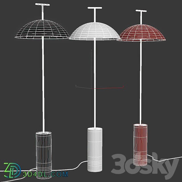 Floor lamp Kartell Geen A 3D Models