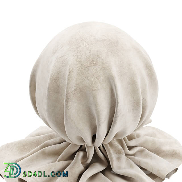 Beige Velvet Material Miscellaneous 3D Models