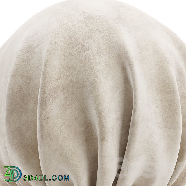 Beige Velvet Material Miscellaneous 3D Models