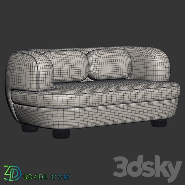 Pierre Augustin Rose The Sofa Vendome 160 3D Models