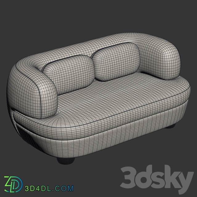 Pierre Augustin Rose The Sofa Vendome 160 3D Models