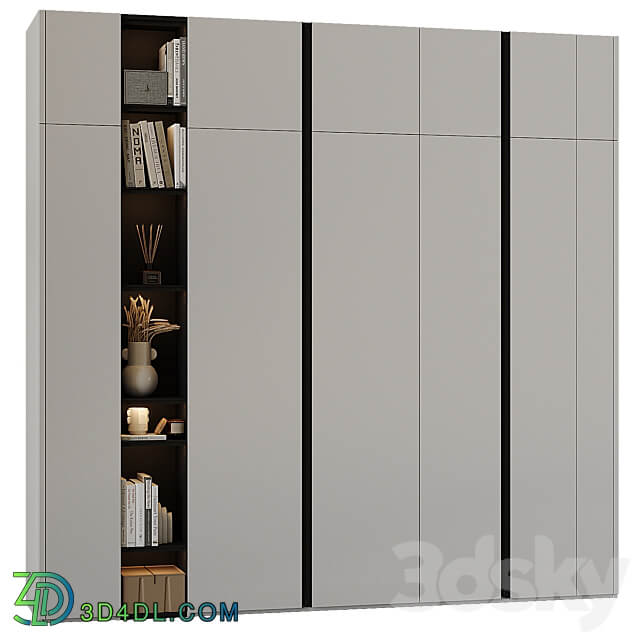 Wardrobe 18 Wardrobe Display cabinets 3D Models