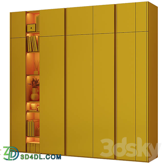 Wardrobe 18 Wardrobe Display cabinets 3D Models