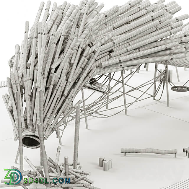 Log playground 5 3D Models