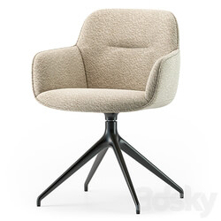 Calligaris Cocoon metal base armchair 3D Models 