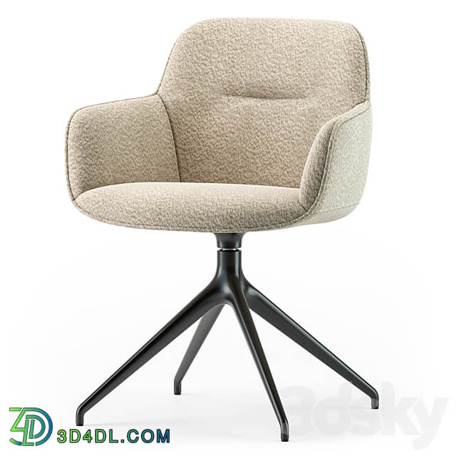 Calligaris Cocoon metal base armchair 3D Models