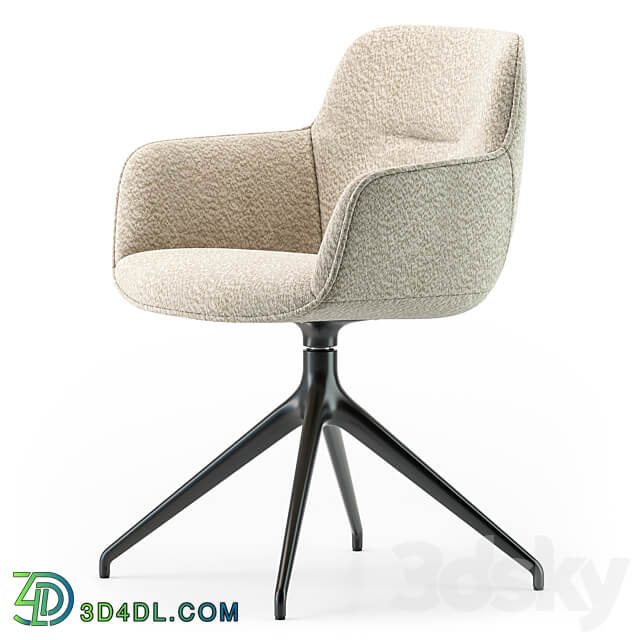 Calligaris Cocoon metal base armchair 3D Models