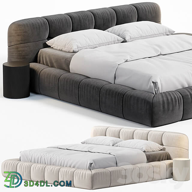 B B Italia Tufty Bed Bed 3D Models