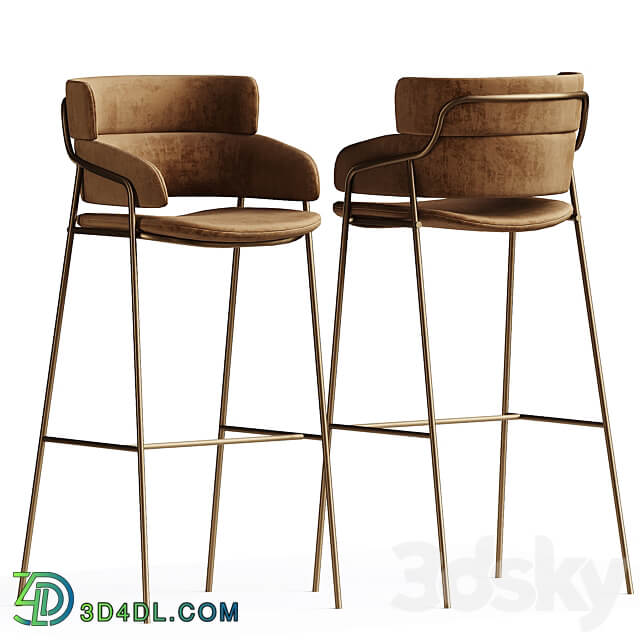 Strike Bar Stool 3D Models