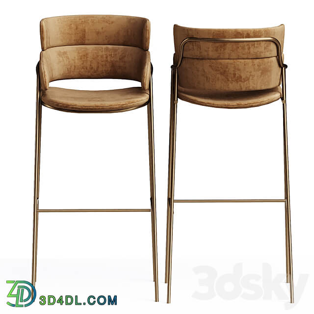 Strike Bar Stool 3D Models