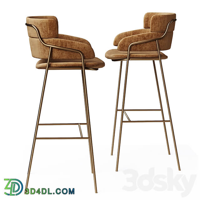 Strike Bar Stool 3D Models