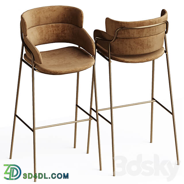 Strike Bar Stool 3D Models