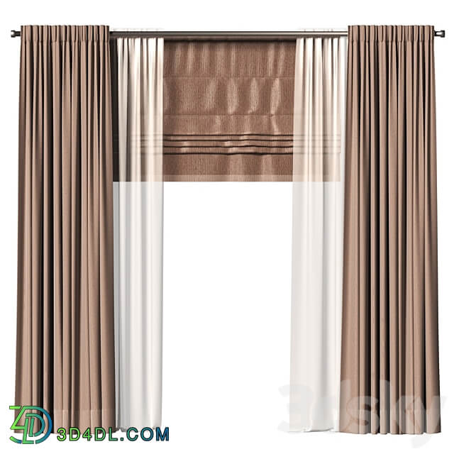 Curtains 3D Models