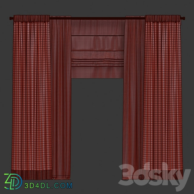 Curtains 3D Models