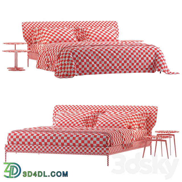 Alivar Maya Bed Bed 3D Models