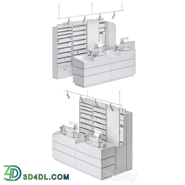 Cigarette stand 2 3D Models