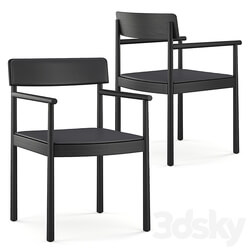 Normann Copenhagen Timb Armchair Black 3D Models 