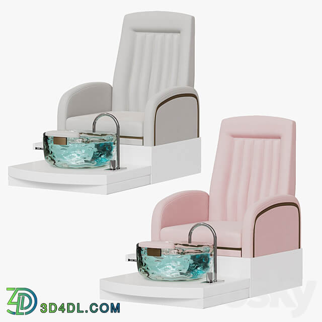 Pedicure chair Yoocell OC1087 3D Models