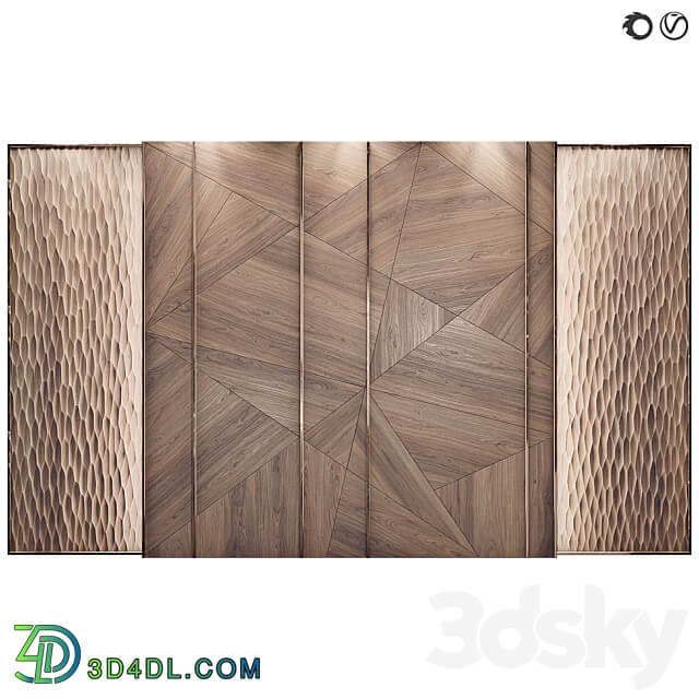 Decorative wall panel 85 3D Models