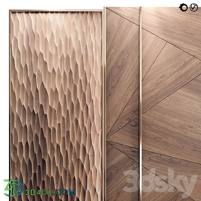 Decorative wall panel 85 3D Models