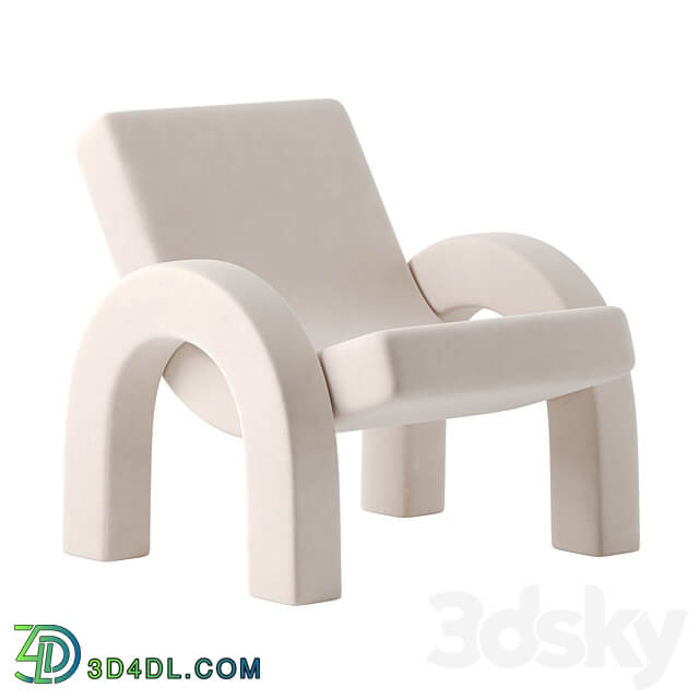 Arco Lounge Chair by Dusty Deco 3D Models