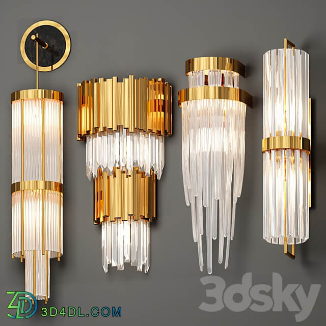 Luxxu Wall Lamps 2 3D Models