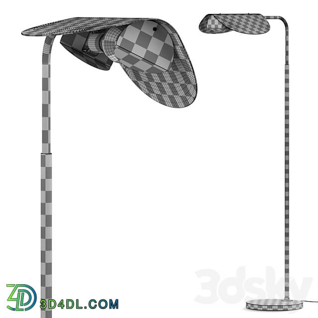 Menu Wing Floor Lamp 3D Models