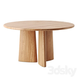 Kalle Round Dining Table by Anthropologie 3D Models 