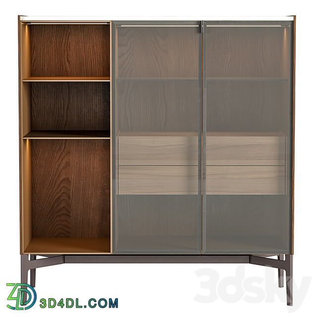 Poliform CODE Collections Sideboard Chest of drawer 3D Models