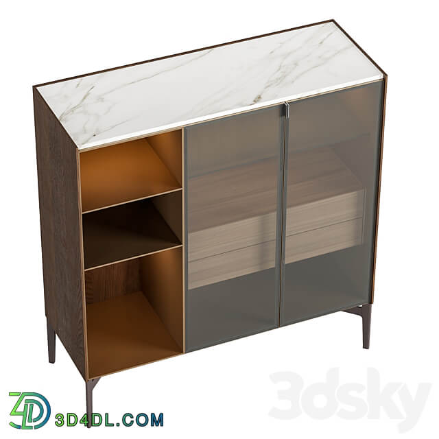 Poliform CODE Collections Sideboard Chest of drawer 3D Models