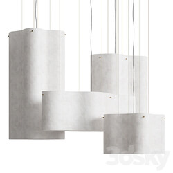 Baxter Nuvola Pendant light 3D Models 