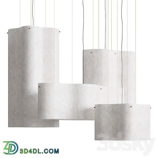 Baxter Nuvola Pendant light 3D Models