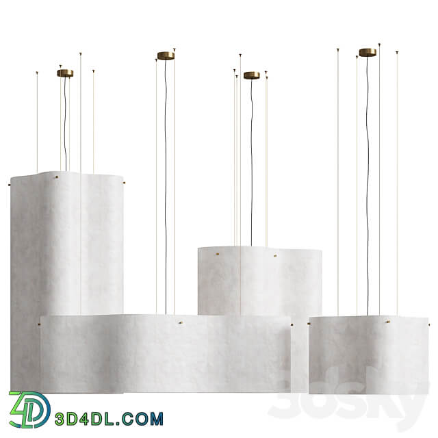 Baxter Nuvola Pendant light 3D Models