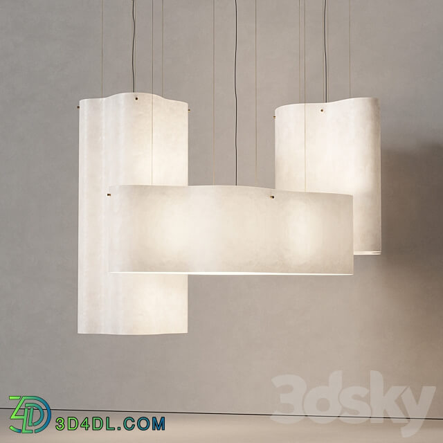 Baxter Nuvola Pendant light 3D Models