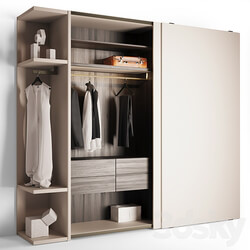 Sliding wardrobe Pianca Nastro Wardrobe Display cabinets 3D Models 