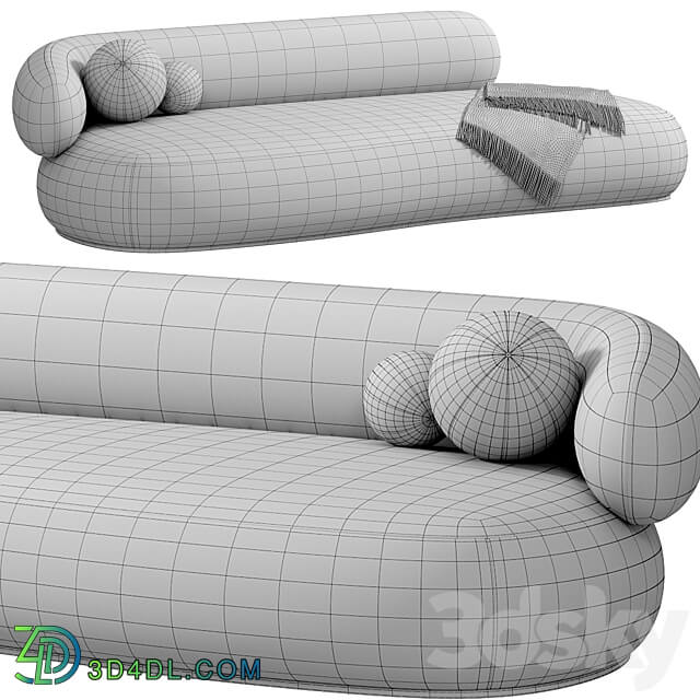 Canape haricot Alba Sofa by Westwingnow 3D Models