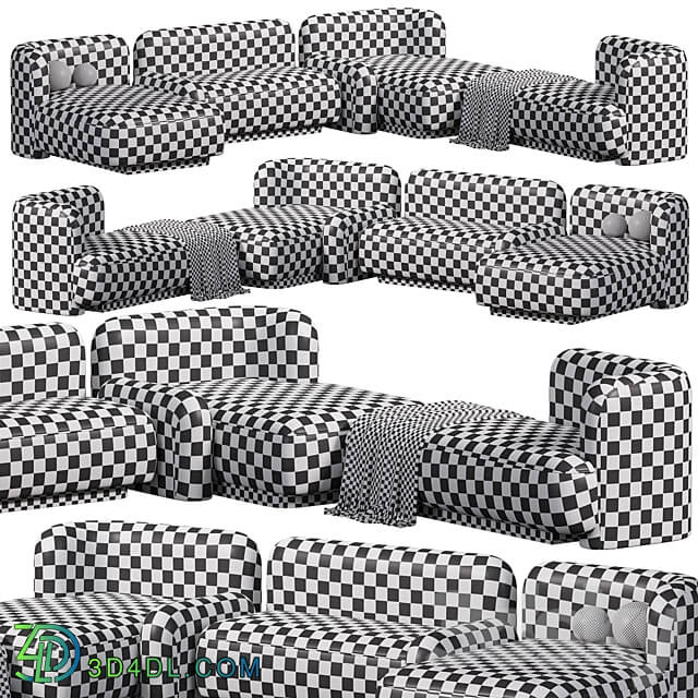 POP SOFA Delcourt Collection 3D Models