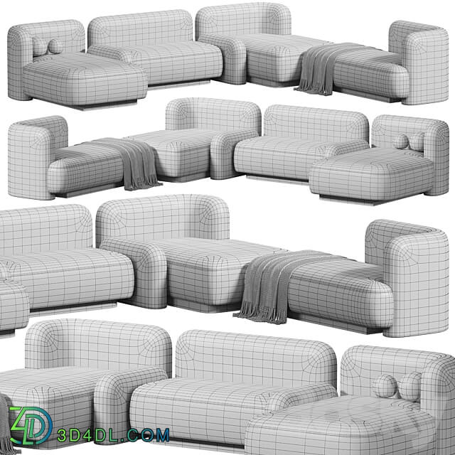 POP SOFA Delcourt Collection 3D Models