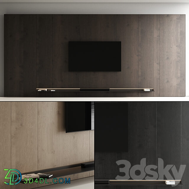 TV wall 11 3D Models