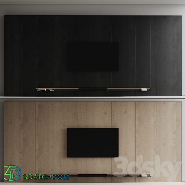 TV wall 11 3D Models