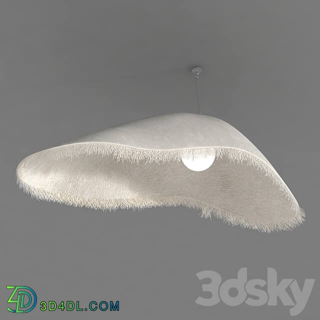 Karman fiberglass pendant lamp moby dick Pendant light 3D Models