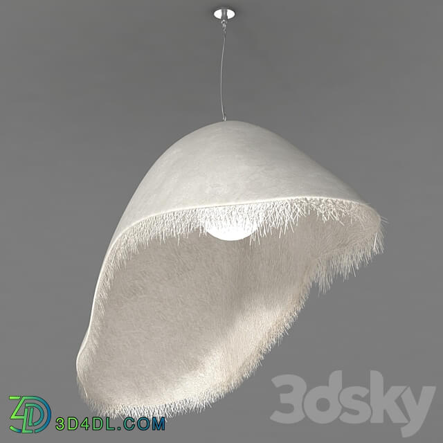 Karman fiberglass pendant lamp moby dick Pendant light 3D Models