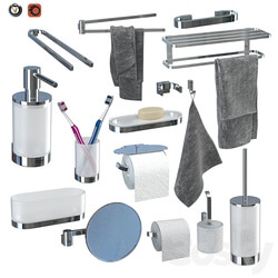 GROHE Selection Accessory Set 15 pcs 3D Models 