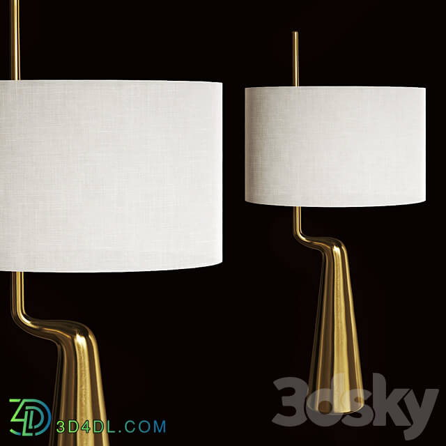 Heronn Table Lamp by Charles Tassin 3D Models