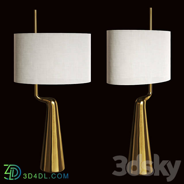 Heronn Table Lamp by Charles Tassin 3D Models